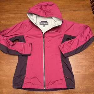 EDDIE BAUER WeatherEdge Women’s XS Hard Shell Rain Jacket Waterproof